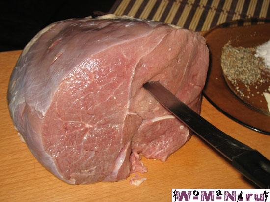 запеченное мясо в духовке рещепт